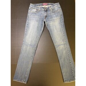 Vtg Levi's Too Superlow Ultra Low Y2K Skinny Light Wash Jeans Juniors 13